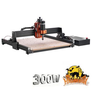 Macchina CNC per Incisione e Fresatura del Legno, Mandrino 300W, 3 Assi, Area di Lavoro 15.75 X 15.75 X 2.36, Controllo Offline NC Studio - Product Image 1