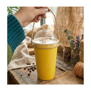 Best Seller Handmade Seagrass Cup Holder For Takeaway <b>Coffee</b> Cups Reusable Drink Carrier Accessory For Beverage Brands Wholesale - Product Image 3