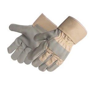Guantes de Trabajo de Cuero Vacuno de Primera Calidad al por Mayor, Guantes de Seguridad Industriales Resistentes, Protección para las Manos, Guantes de Jardinería para el Hogar - Product Image 1