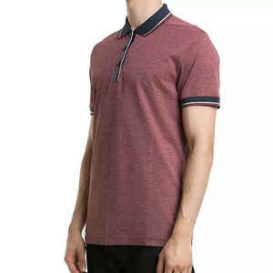 Camisas de Hombre Elegantes y Ajustadas de Punto para Verano 2026, Tallas Grandes, Transpirables, Casuales, con Estampado Digital, 100% Algodón, Manga Corta, con Botones - Product Image 2
