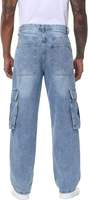 Pantalon cargo en denim pour homme, design personnalisé à bas prix, fabrication professionnelle, logo personnalisé, solide, écologique, respirant, été, automne, hiver
