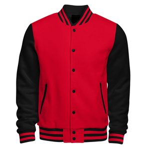 Custom High Street Style Baseball Letterman Varsity Jacket Quality Fleece with Stand Collar Customized Color Jacket For Men - Product Image 6