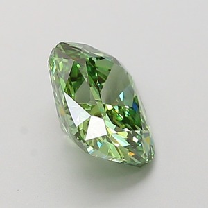 Diamant de laboratoire cultivé CVD de 1,41 ct, taille coussin, vert vif fantaisie, clarté VS1, excellente taille, pierre précieuse non montée pour bijoux personnalisés - Product Image 2