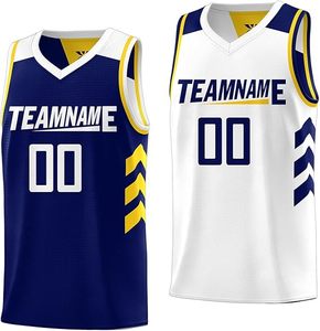 Camisetas de baloncesto para hombre, camisetas con logotipo y número del nombre del equipo impresas por sublimación completa, chándales de entrenamiento para ejercicio físico, secado rápido - Product Image 2