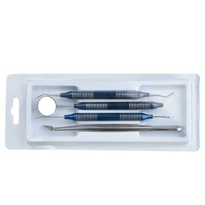 Kit de Limpieza Bucal Dental de 4 Piezas, Raspador, Espejo, Removedor de Placa, Acero Inoxidable, Herramienta de Desinfección a Alta Temperatura - Product Image 4