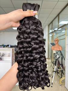 AR-RAFI IMPEX ARI Extensiones de Cabello Humano Remy Indio Liso de Alta Calidad de 26 Pulgadas, Doble Trama a Máquina, Pelucas Afro Onduladas con Encaje - Product Image 6