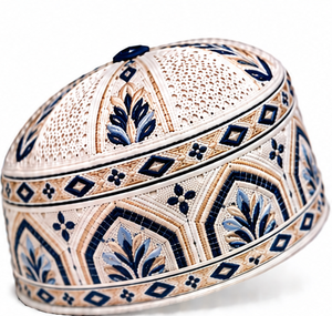 Chapeau de prière musulman tissé coloré pour hommes, respirant et confortable, bonnet islamique Kufi, vente en gros, couvre-chef religieux pour adultes - Product Image 4