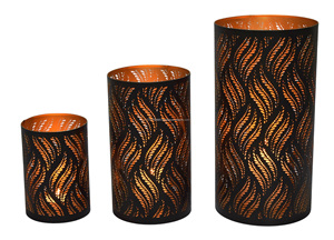 Porte-bougie en métal fer forgé en forme de flocon de neige, fait à la main, marque IHA, décoration de Noël, jardin, table, maison, occasions polyvalentes - Product Image 2