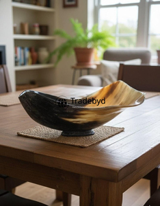 Bol en corne d'ange de designer, fait main, décoratif de luxe, accessoire de service par Tradebyd - Product Image 5