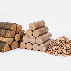 Briquettes de bois pour sauna, chauffage de serre, combustible biomasse, énergie propre, rendement thermique élevé, combustible naturel à base de bois, industriel - Product Image 1