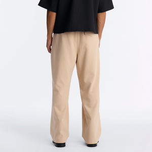 Pantalon de costume plissé pour homme, coupe large, taille haute, style Old Money, décontracté, en lin et coton peigné - Product Image 2