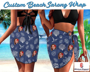 Pareo Hawaiano Personalizado con Estampado Polinesio, Envoltura de Playa, Ropa Tropical para Resort, Exportador de Telas OEM ODM - Product Image 4
