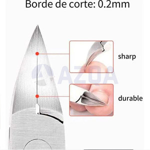 Coupe-ongles professionnel en acier inoxydable robuste, personnalisable, finition miroir, à ressort, pour usage professionnel (vente en gros) - Product Image 4
