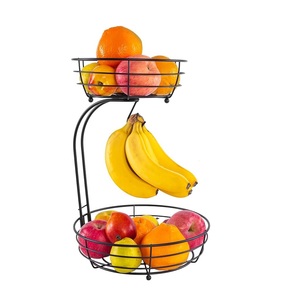 Panier à fruits circulaire en acier inoxydable à faible MOQ, écologique, pour la maison, nouveau design créatif, décoration de bureau - Product Image 5