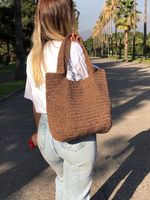 Sac fourre-tout tissé à la main vert olive, style bohème, décoration intérieure, accessoire de salon 100% artisanal