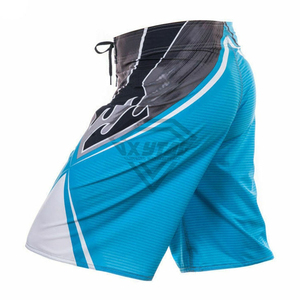 Shorts de bain personnalisés pour hommes en gros, séchage rapide, fournisseur de vêtements de plage, fabricant de shorts de surf pour sports nautiques pour hommes - Product Image 4