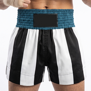 Shorts de boxe thaïlandaise pour hommes, légers, shorts de kickboxing MUAY Thai, fabricant OEM, logo personnalisé, shorts de boxe thaïlandaise pour hommes - Product Image 1