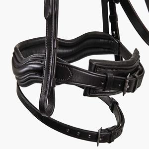 Brida de snaffle anatómica de caballo de calidad superior El mejor flash de cuero fabricado por Premium Horse Equipment Producer - Product Image 6