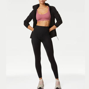 Soutien-gorge de sport pour le yoga et la course à pied, vêtements de fitness fabriqués en usine, 100% polyester et élasthanne, vêtements de sport pour femmes - Product Image 2