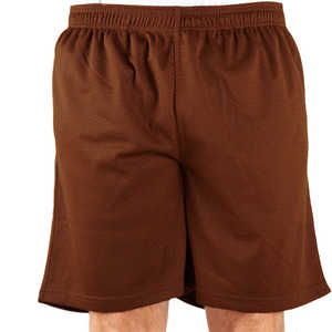 กางเกงขาสั้นออกกำลังกายผู้ชาย ผ้าฝ้าย 100% สวมใส่สบาย แห้งเร็ว ระบายอากาศดี เหมาะสำหรับวิ่งและเล่นกีฬา มีตาข่ายลายเรียบ - Product Image 1