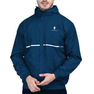 Full Zip Hooded Men <b>Winter</b> <b>Running</b> <b>Jacket</b> Quick Dry Lightweight Sports Outerwear For Fitness <b>Running</b> Hiking Cycling And Walking - Product Image 1