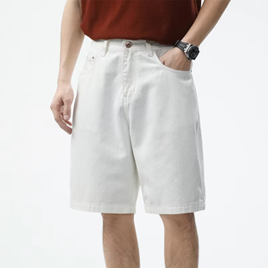 Pantalones Cortos de Pana para Hombre, Estilo Jorts, Largos hasta la Rodilla, Corte Recto, Ajuste Relajado, Shorts de Jean de Verano, Fabricante OEM, 100% Algodón, Color Sólido, Secado Rápido, Estilo Gótico - Product Image 3