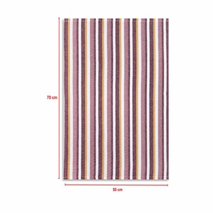 Serviette de cuisine rayée en coton 100% teint en fil, séchage rapide, douce, taille personnalisée à prix abordable, fabricant indien - Product Image 5