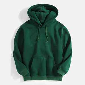 Sudaderas con Capucha Casuales para Hombre, de Alta Calidad, Tejido Liso Teñido, con Logotipo Personalizado Impreso, Transpirables, Ecológicas, Moda de Invierno - Product Image 1
