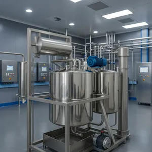 Mélangeur émulsifiant semi-automatique industriel pour viande avec système de traitement sous vide pour pâte de viande, farce à saucisses et aliments transformés - Product Image 2