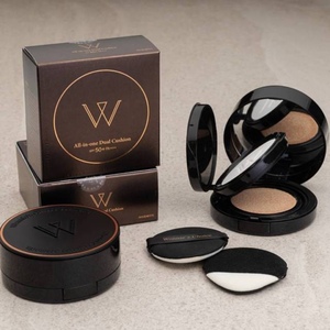 korean cushion <b>foundation</b> All-in-One Dual Cream Pore Minimizing Whitening Waterproof Cushion for All Skin <b>foundation</b> cushion up - Product Image 1