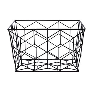 Durable Iron Material High Quality Black Metal Wire Fruit <b>Basket</b> Kitchen Decorative Design Economically Priced <b>Storage</b> <b>Baskets</b> - Product Image 5