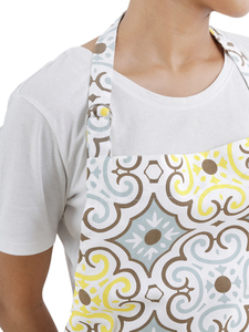 Tablier sans manches 100 % coton avec poches, tissé, personnalisable, écologique, durable, réutilisable, doux, pour usage quotidien, 2 poches, classique - Product Image 3