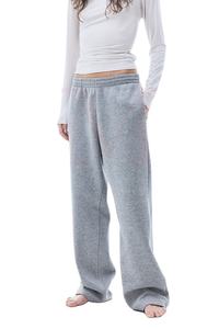 Venta al por mayor de diseño personalizado de moda de invierno Joggers pantalones de chándal para mujer 100% algodón liso teñido a un precio razonable Servicio OEM 2024 - Product Image 2