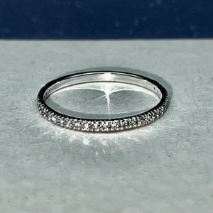 Anillo de Compromiso y Matrimonio con Diamante de Laboratorio Certificado por IGI de 1.25 Quilates, VVS2 F, Oro Blanco con Baño de Rodio, Venta al Por Mayor - Product Image 4