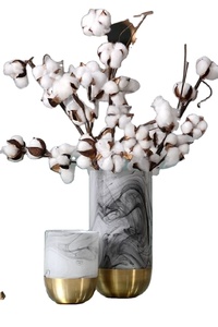 แจกันทรงวงรีทำจากโลหะทุบดีไซน์ทันสมัยของตกแต่งบ้านนอกบ้านที่ดีที่สุดสำหรับห้องนั่งเล่นวันเกิดครบรอบแจกันดอกไม้ไอเดียของขวัญ - Product Image 5