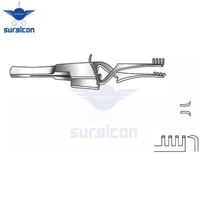 Retractor Holtzheimer de 10 cm (4 Pulgadas) y 6 mm, Retractor Quirúrgico Reutilizable de Acero Inoxidable Afilado, Instrumento Médico - Product Image 6