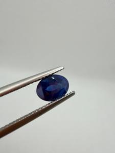 Zafiro Azul Natural, Corte Ovalado, Calibrado, Piedra Preciosa Suelta de 1.55 Quilates, Ceilán, Sri Lanka, para Joyería Personalizada, Color Zehra Gems - Product Image 4
