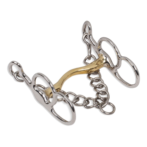 Bocados para Carruaje de Caballos Liverpool Butterfly Bits ButterFly 2 Ring con Mejillas Fijas Cambridge Mouth Bits Euro Cavall Acero Inoxidable Dura - Product Image 1
