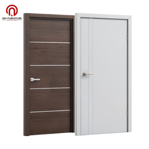 Puertas Interiores de Madera Maciza, PVC y WPC, con Acabado para Hotel, Villa, Dormitorio y Baño - Product Image 6