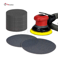 Disco abrasivo de malla sin polvo de 5 y 6 pulgadas para lijadoras orbitales DA, antiobstrucción, larga duración, grano P80-P800, para repintado automotriz, madera/metal