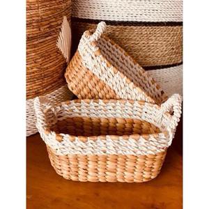 Panier de rangement artisanal naturel en gros, écologique, fabriqué au Vietnam - Product Image 1