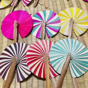 Éventail en bambou tressé du Vietnam, conçu pour les besoins de refroidissement quotidiens et les environnements décoratifs créatifs - Product Image 5