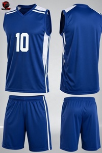 Conjunto de Uniforme de Voleibol Personalizado, Uniforme Deportivo sin Mangas de Secado Rápido, Impresión por Sublimación para Club, Entrenamiento de Voleibol - Product Image 3