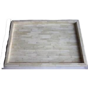 Bandeja Rectangular con incrustaciones de hueso pulido de alta calidad, bandeja para servir con incrustaciones de hueso, bandeja con incrustaciones de hueso hecha a mano a precio al por mayor - Product Image 1