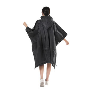 High Quality Unisex Raincoat Thickened Raincoat Women Waterproof Black Bicycle Camping Waterproof Rainwear Suit - Product Image 4
