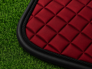 BRAND ZONE1995 Tapis de selle sans armature en coton satiné, personnalisé, classique, pour sports équestres, avec doublure en maille hautement matelassée, durable et confortable pour chevaux - Product Image 6