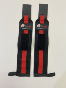 Custom Logo Weightlifting Wrist Wraps Elastic Wrist Support Gym Workout Powerlifting Training - Product Image 1