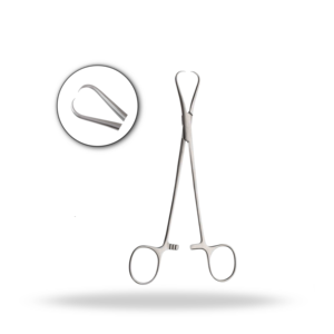 Pinza de Tenaculo Adair de 20 cm, Instrumento Quirúrgico para Ginecología, Cirugía Mamaria y Sujeción de Tejidos - Product Image 1