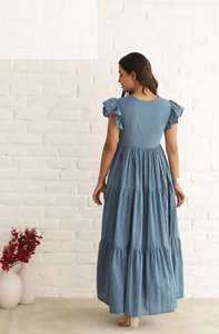 Vestidos Largos Maxi de Algodón con Encaje Calado, Sin Mangas, Elegantes y Casuales de Verano para Mujer, Diseño Nuevo y Popular 2026 - Product Image 4