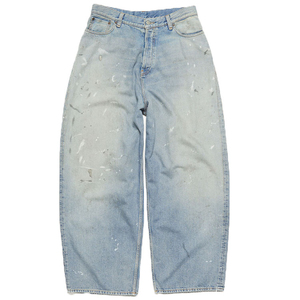 Men's Denim <b>Pants</b> Loose Wide Leg Straight Streetwear Denim <b>Pants</b> Customizable Fashion Style Baggy jeans <b>pants</b> - Product Image 1